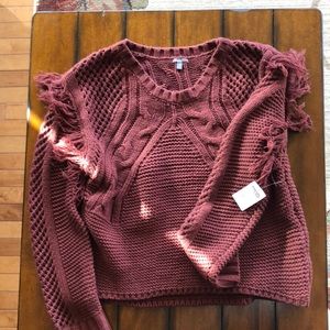 Fun Fringe Sweater NWT